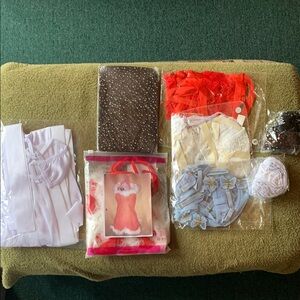 Assorted Lingerie Set with Red, White, and Blue Pieces-Small (113025S1)